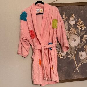 VTG hot hearts canyon group Colorful Women's Robe 90’s